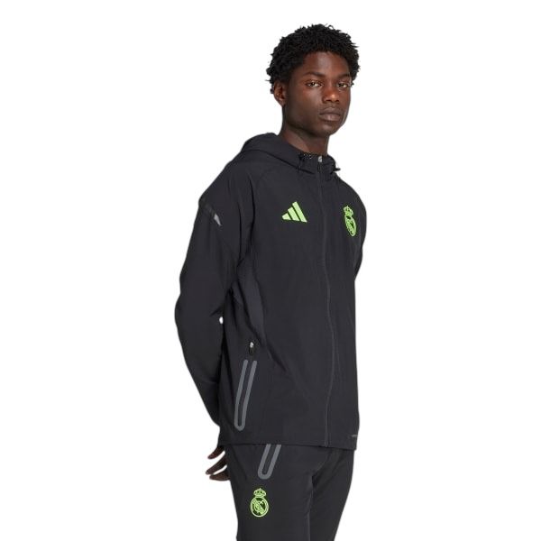 Tuta Real Madrid Total Black verde fluo - Tute - adidas
