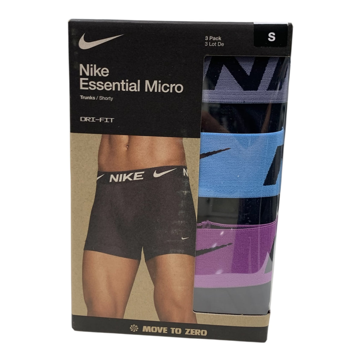 NIKE 3 Pack Boxer Micro Blu Viola Celeste - boxer - Nike