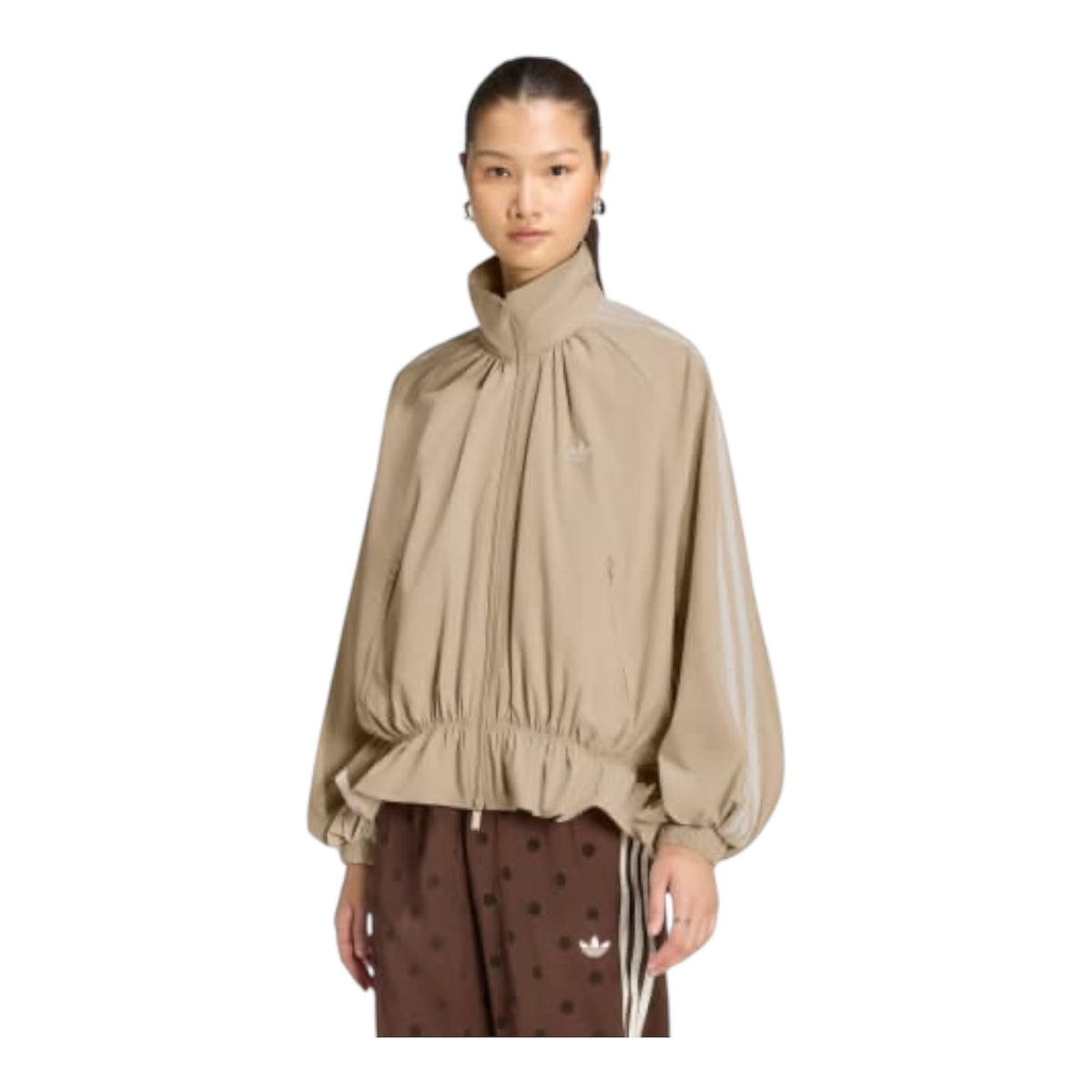 Adidas BLOUSY OVERSIZED Beige - giacca - adidas
