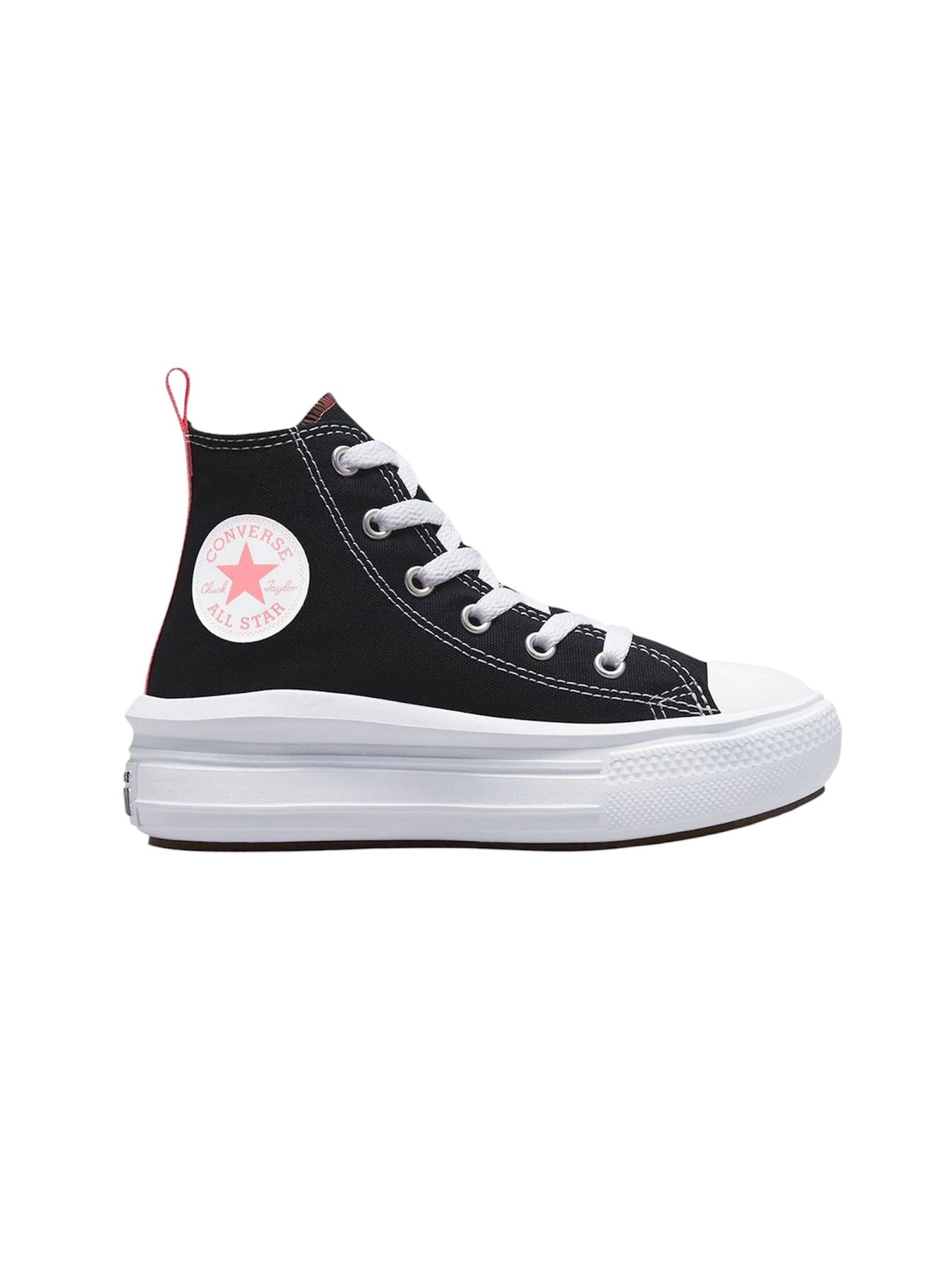 Scarpe bambini Converse CTAS MOVE HI BLACK/PINK - Scarpe - CONVERSE