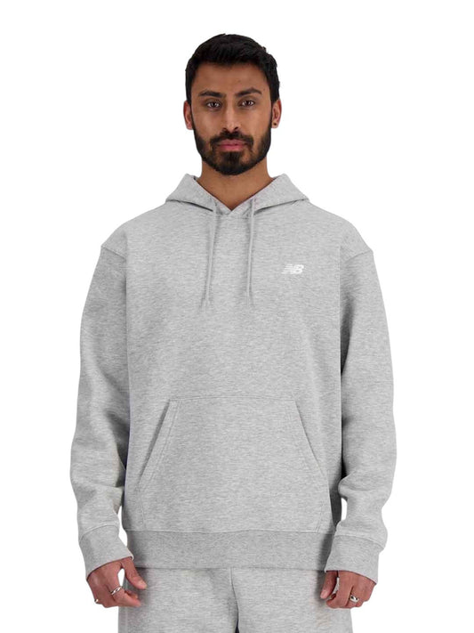 Felpa New Balance Sport Essentials Fleece Hoodie Grey - Felpe - New Balance