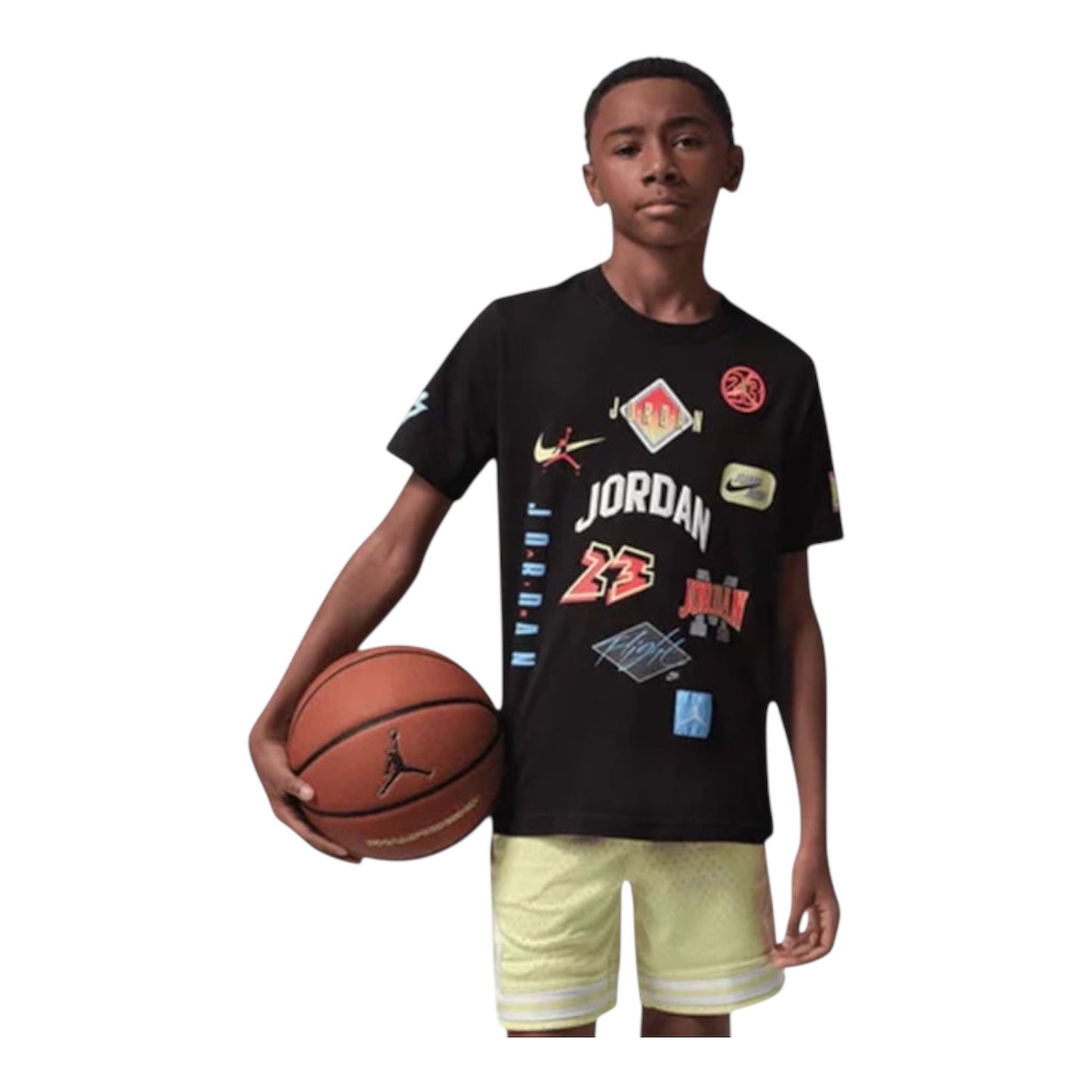 T shirt Jordan ragazzo DYNASTY PATCH nera - T-Shirt e Polo - Jordan