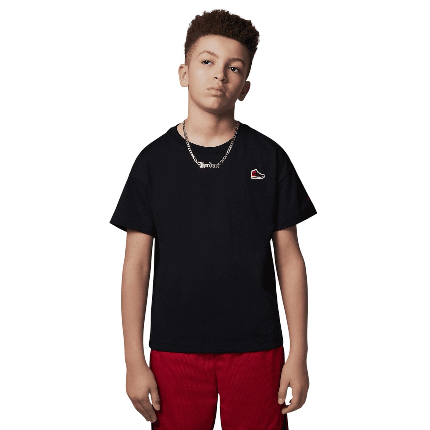 T shirt Jordan AJ1 PATCH S/S TEE Black - T-Shirt e Polo - Jordan