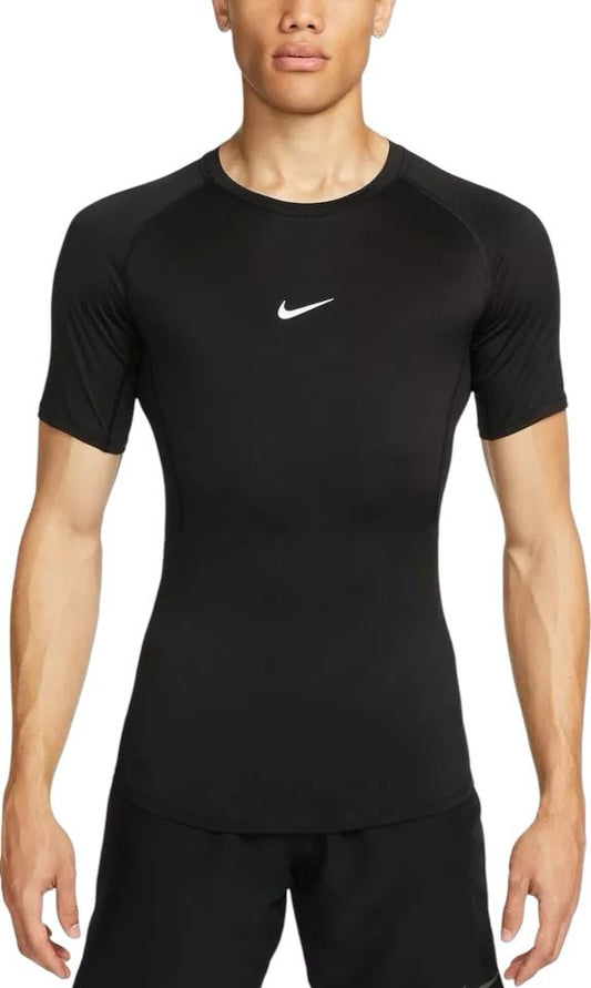 Nike Pro DF TIGHT TOP SS Gym Black - T-Shirt e Polo - Nike