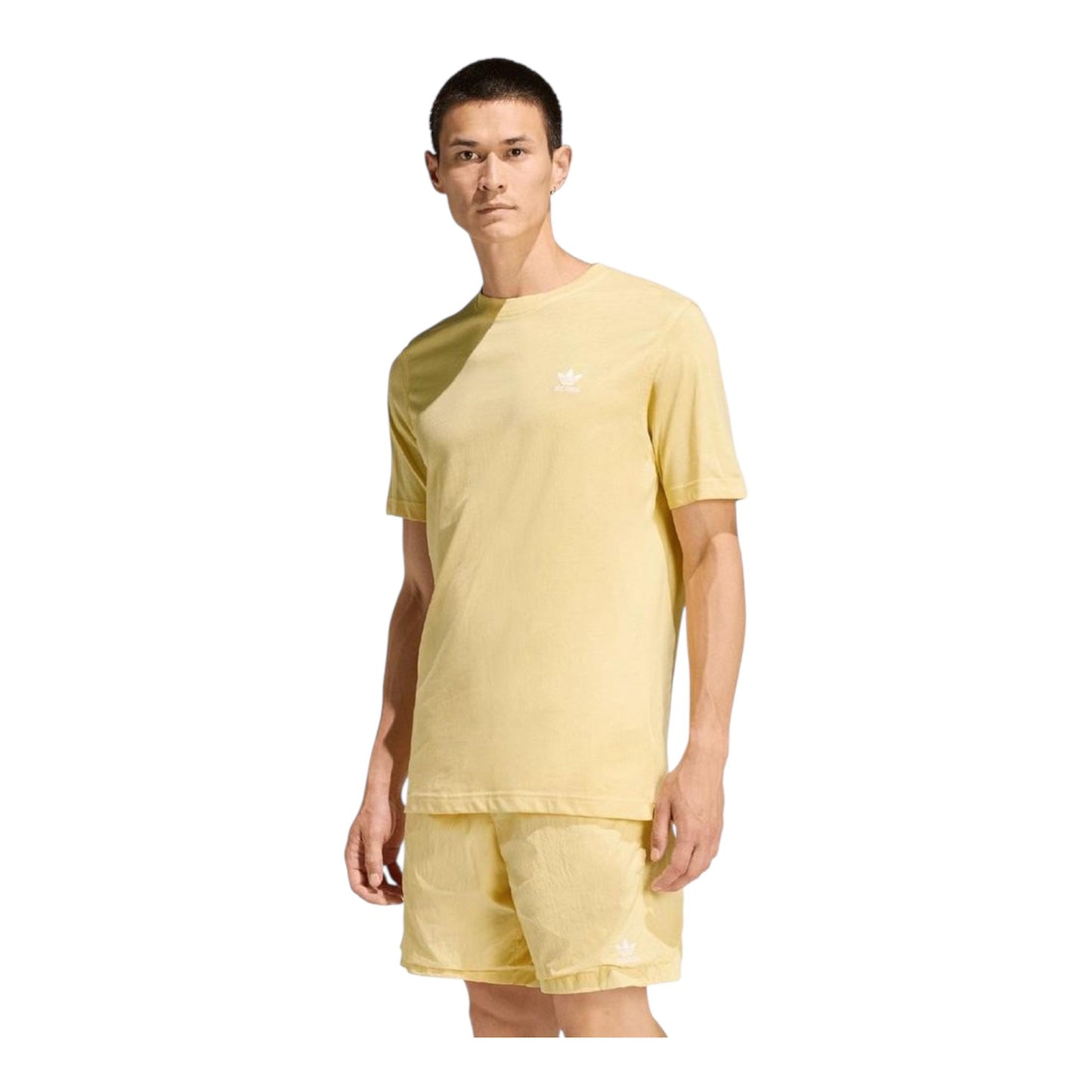 T Shirt Adidas trefoil essential Giallo - T-Shirt e Polo - adidas