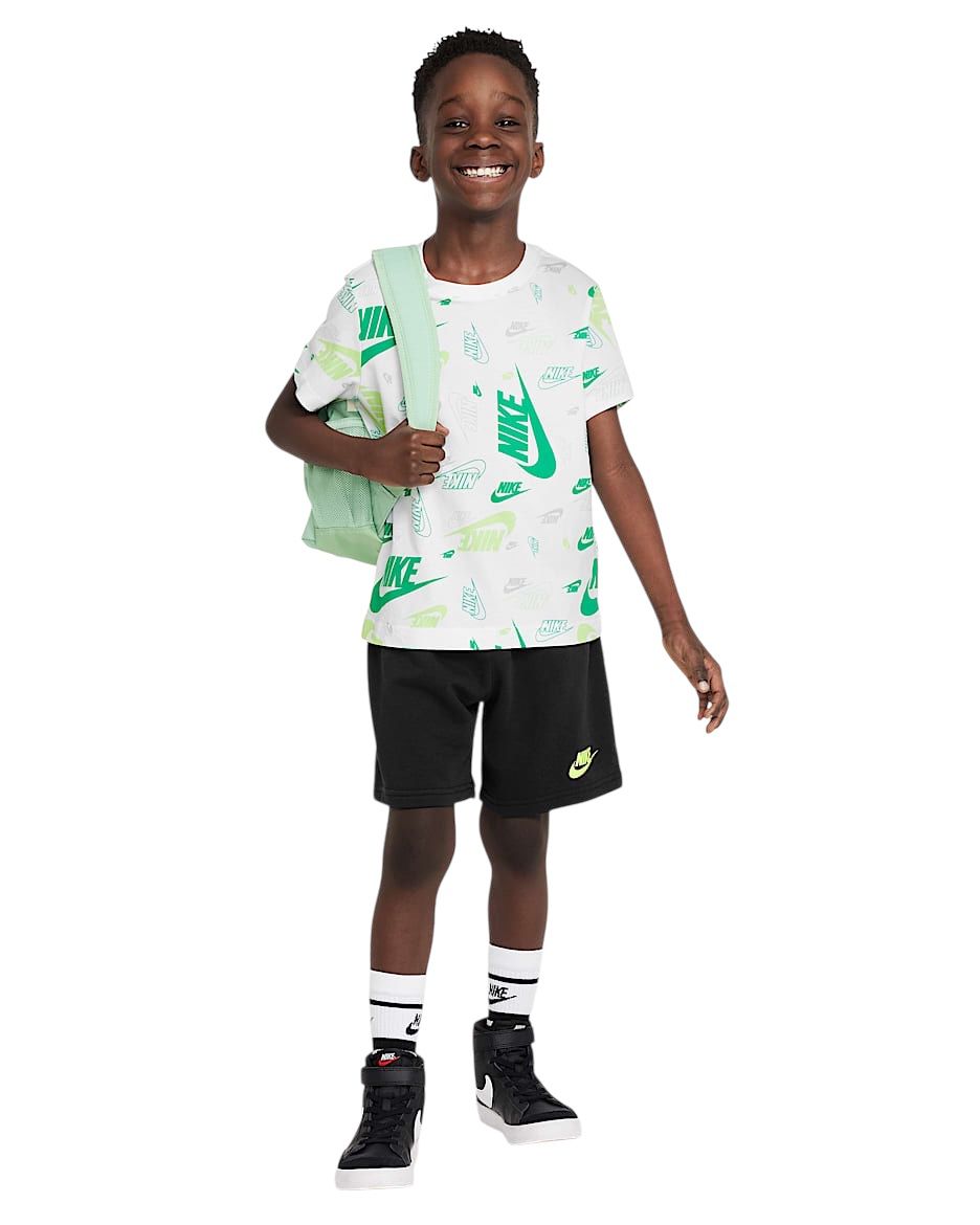 Completino Nike bambino Bianco verde da 3 a 7 anni - Completi - Nike