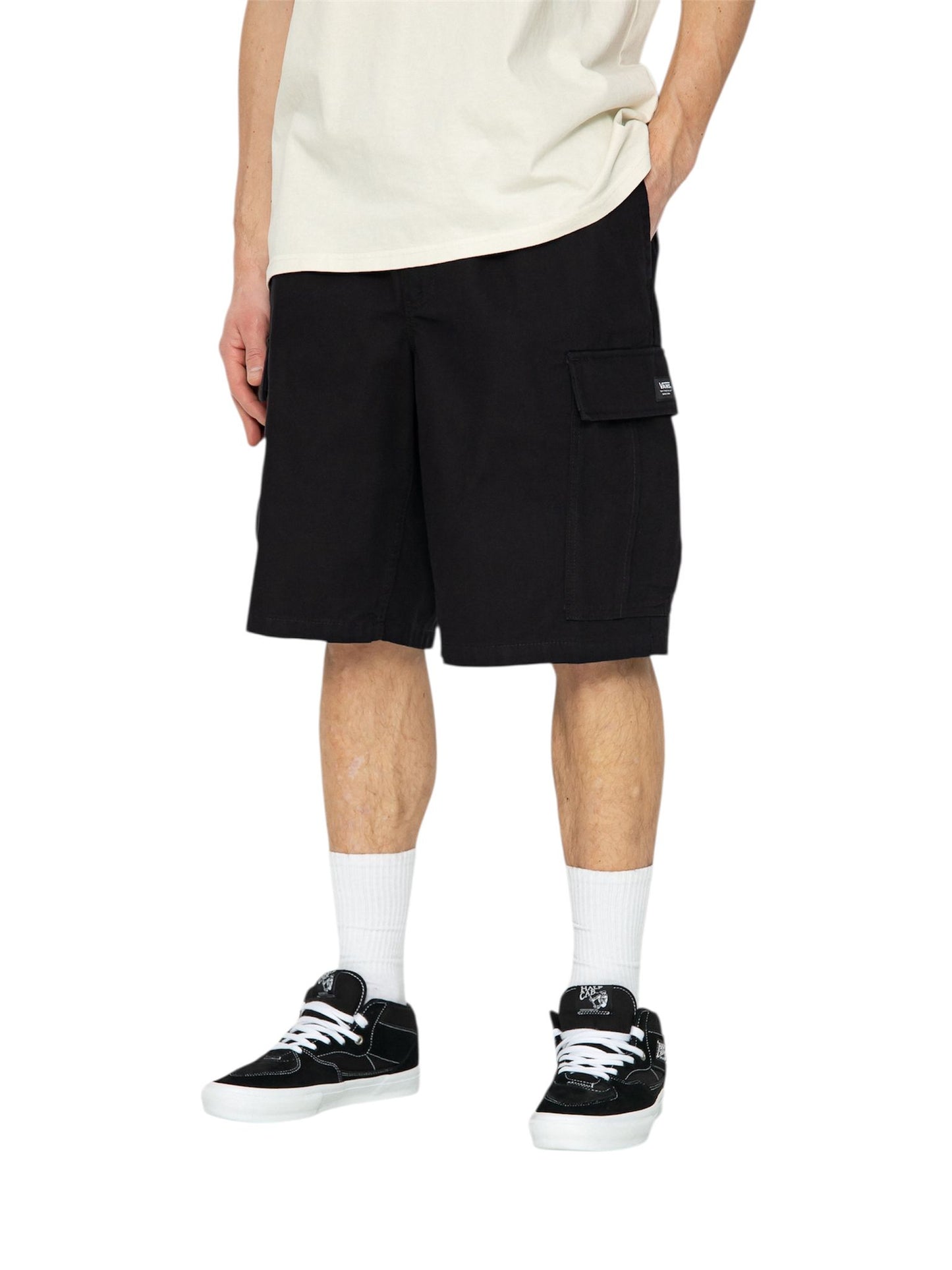 Pantaloncino Cargo Vans Primary Loose Ela Black - Pantaloncini - Vans