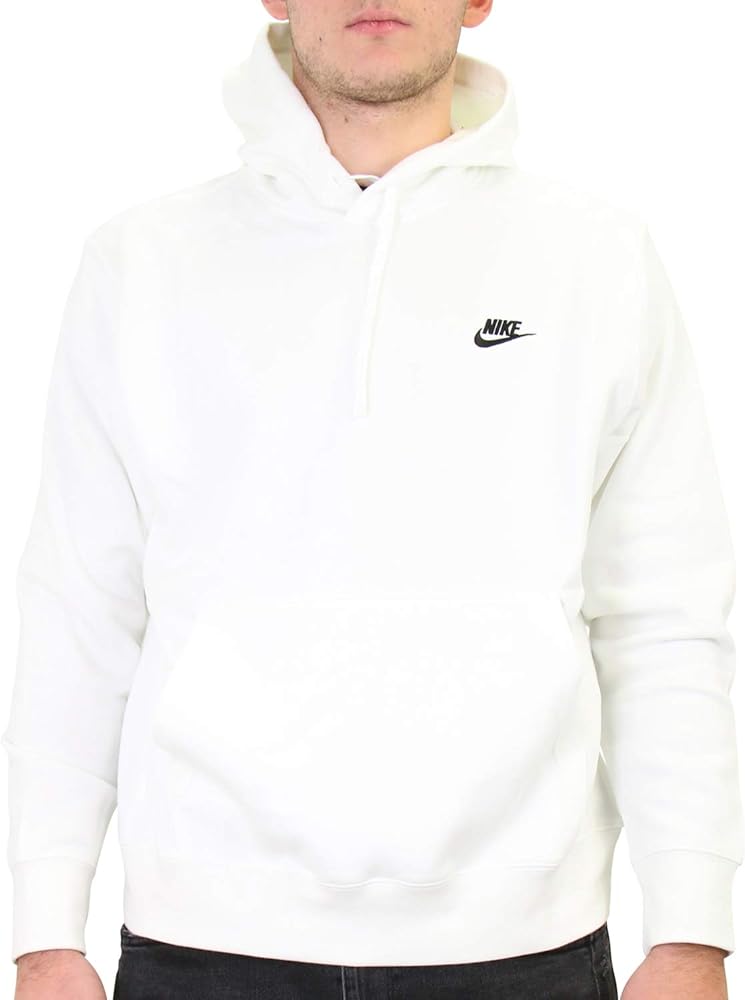 Felpa Nike CLUB BB PO HOODIE Bianca - Felpe - Nike