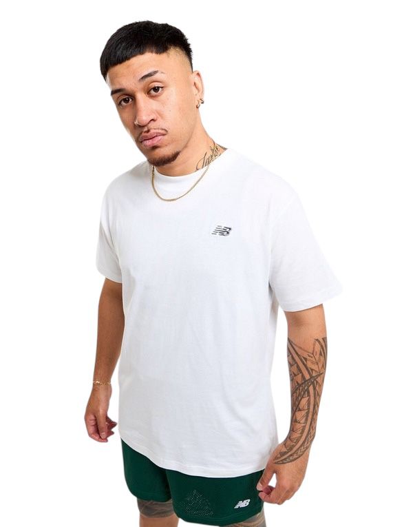 T Shirt New balance sport essentials cotton White - T-Shirt e Polo - New Balance