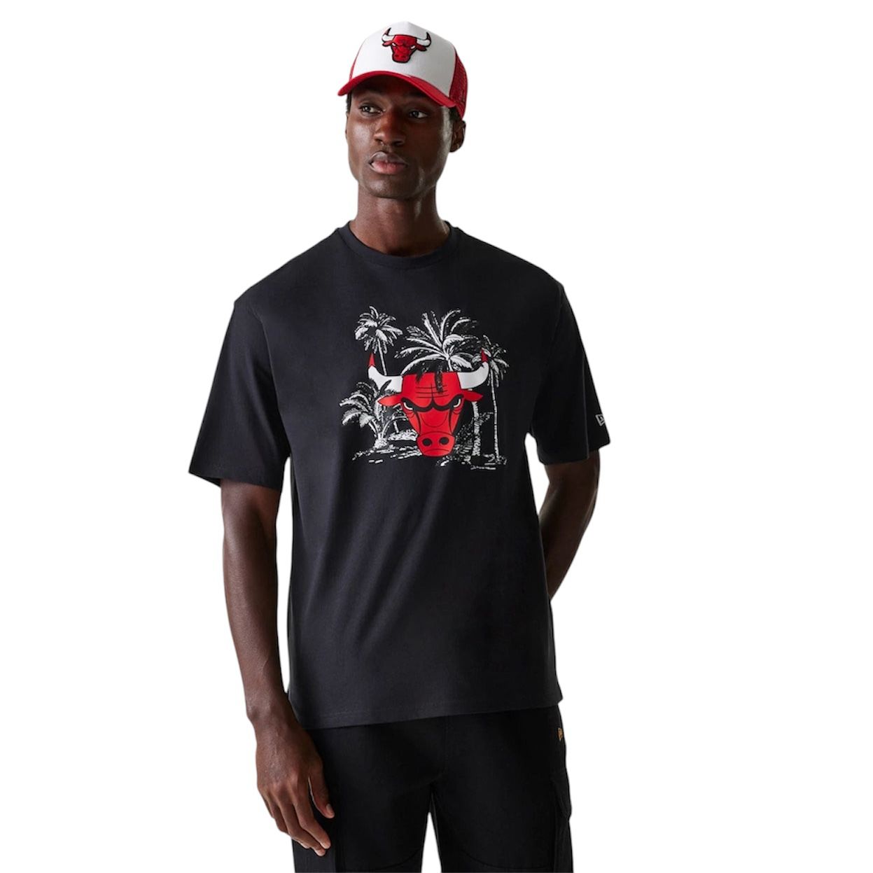 T shirt New era Chicago Bulls PALM TREE - T-Shirt e Polo - New Era