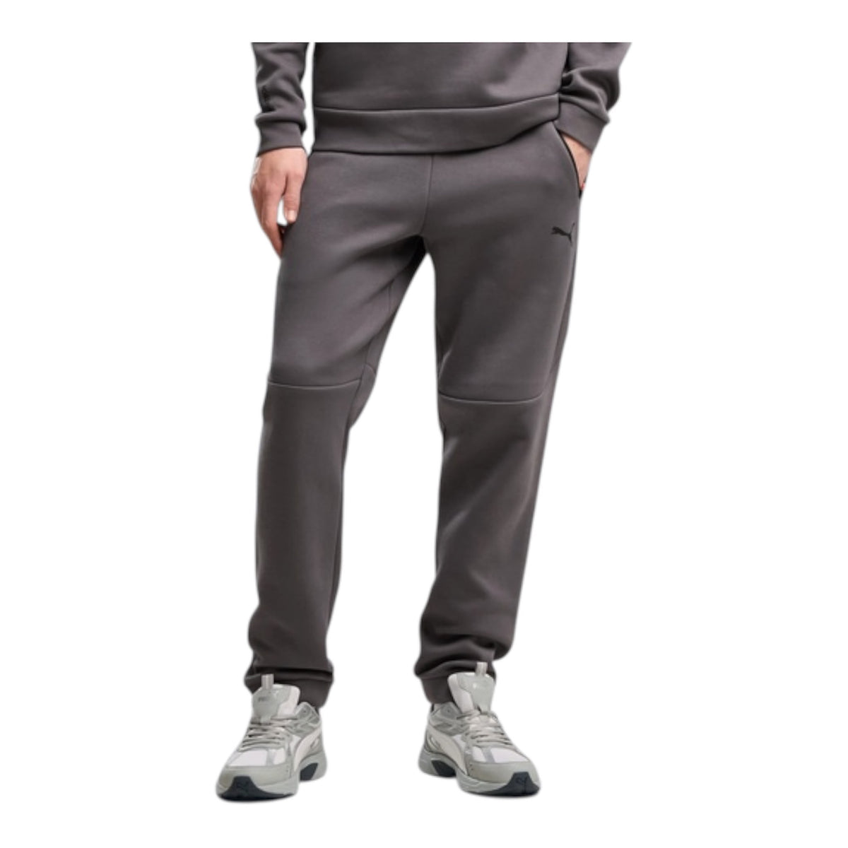 Pantalone PUMA Tech Nero e Grigio - pantalone - puma