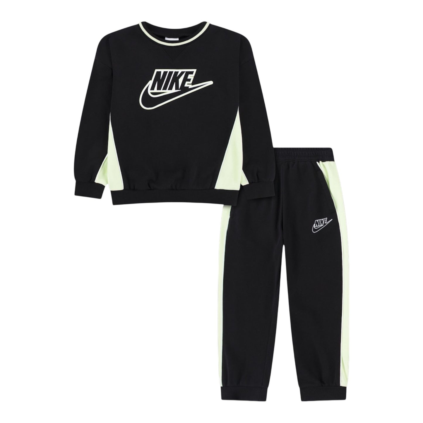 Tuta Nike FT COLOR BLOCKED CREW cotone garzato - Tute - Nike