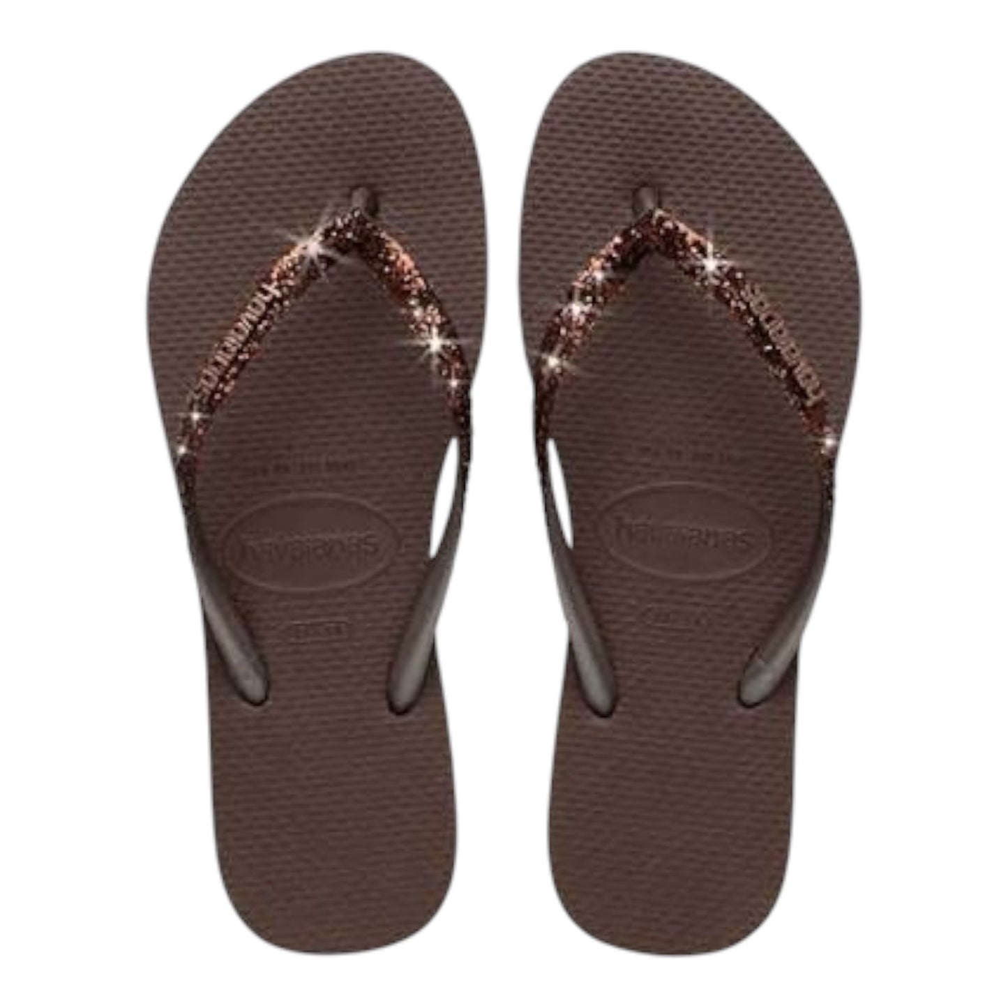 Havaianas Slim glitter Dark Brown - - Havaianas