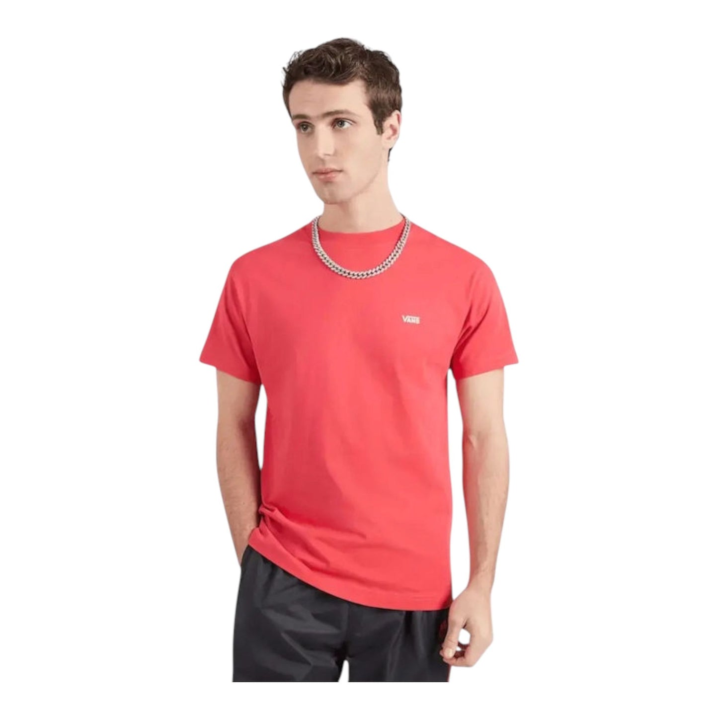 T shirt Vans left chest logo piccolo ciliegia - - Vans
