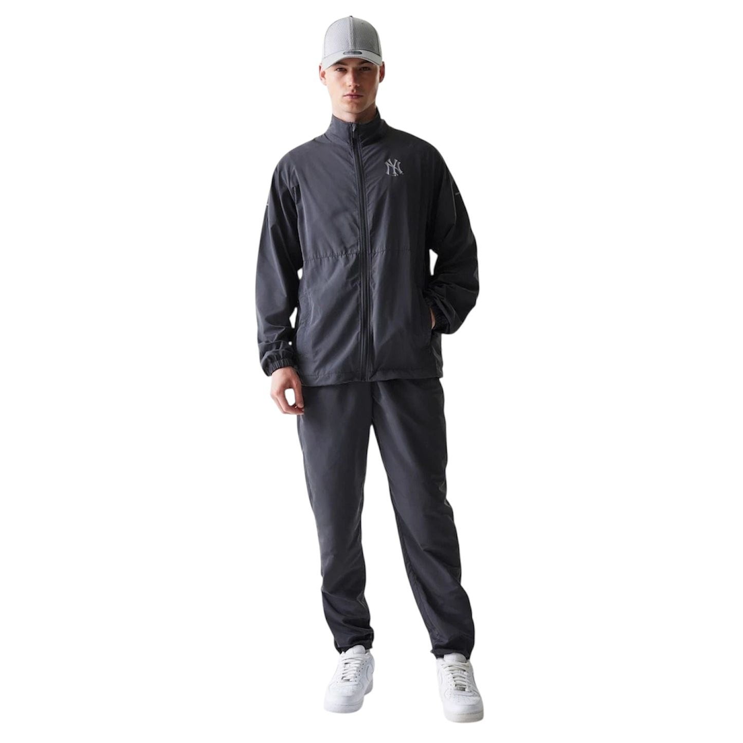 Tuta New era MLB core plus woven track Grigio - Tute - New Era