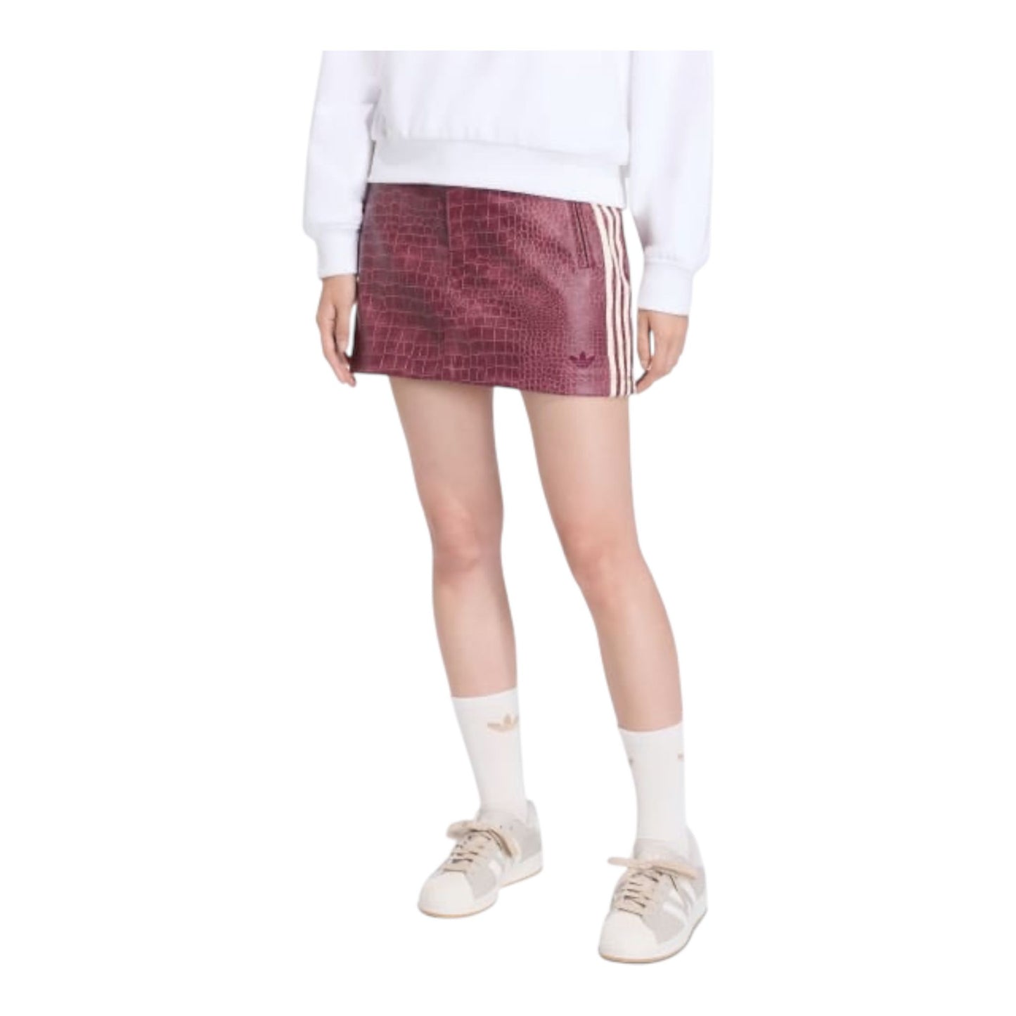 Gonna Adidas pleather bordeaux - gonna - adidas