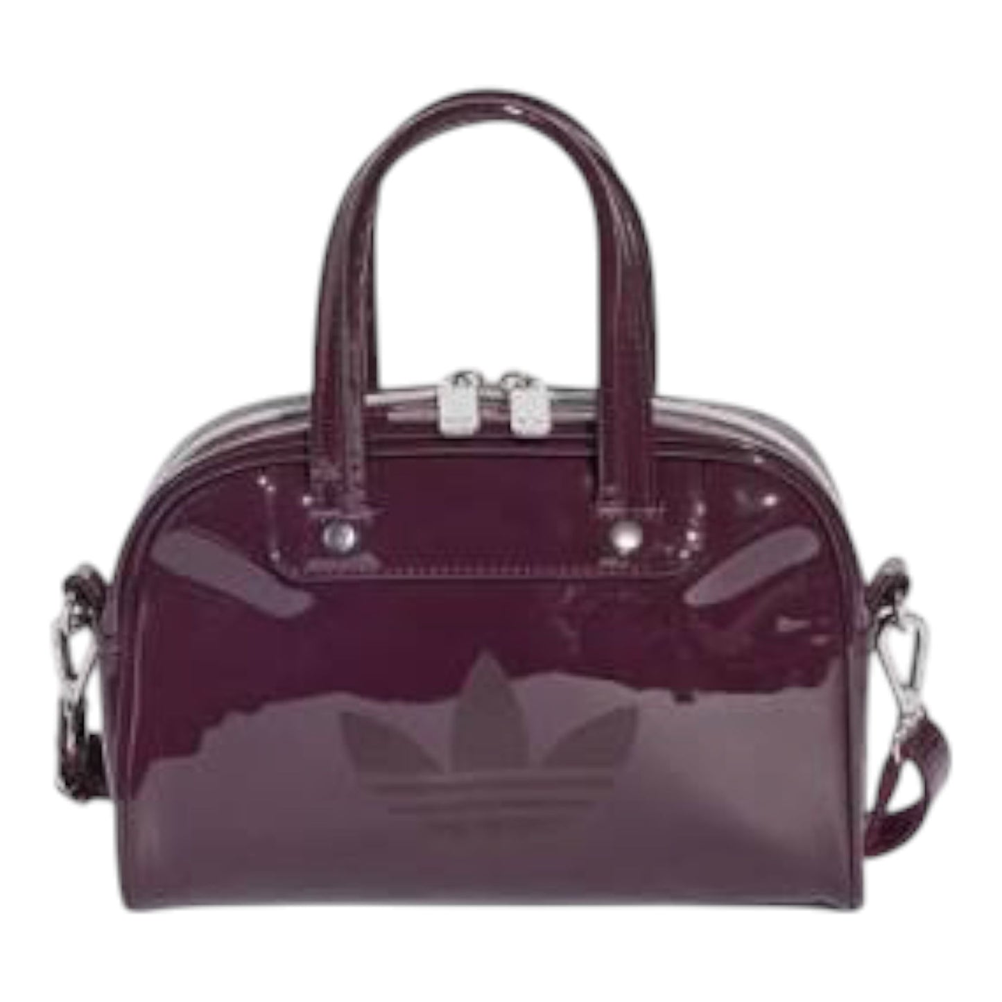 Adidas Adicolor Mini Bowling Bag bordeaux patent - Borse - adidas