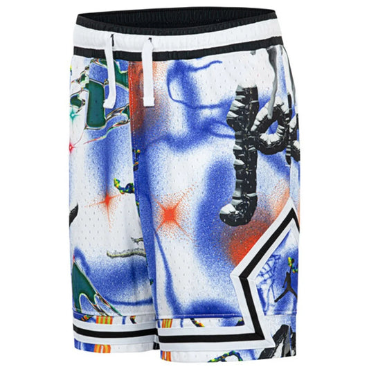 Pantaloncini Jordan DIAMOND ragazzo Bianco Multicolore - Pantaloncini - Jordan