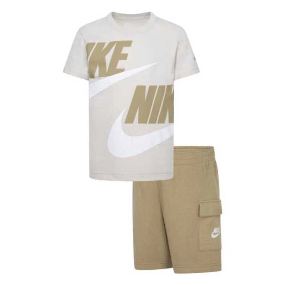 Completo Nike Bambino CARGO SHORT Beige Infant - Completi - Nike