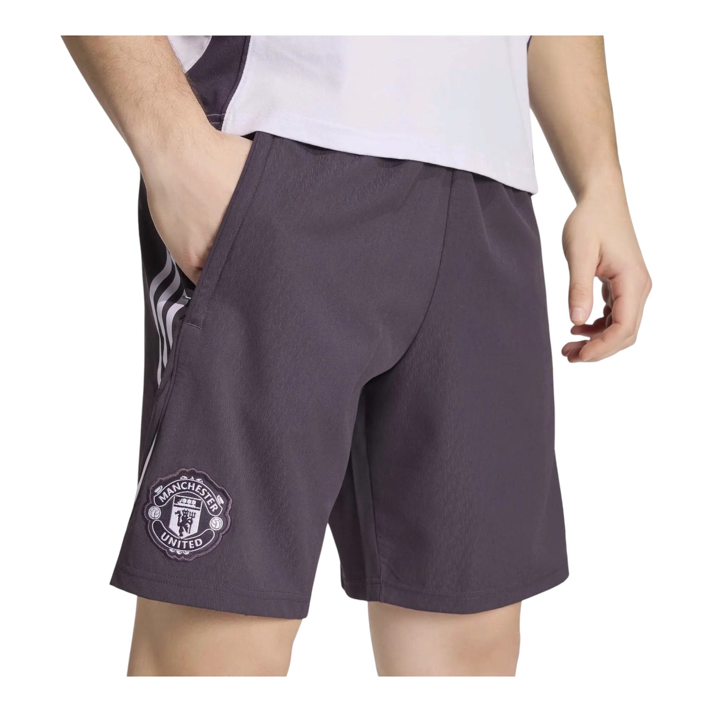 Pantaloncino Adidas Manchester United grigio - Pantaloncini - adidas