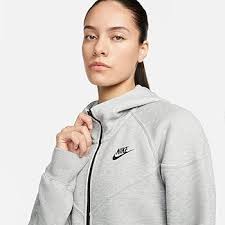 Nike FB8338-010 W NSW TCH FLC WR FZ HDY - Felpe - Nike