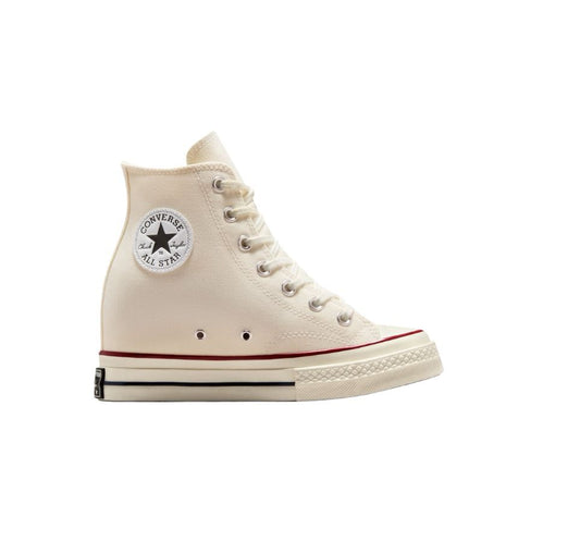 Converse CHUCK 70 WEDGE HIGH Beige zeppa interna - Scarpe - CONVERSE