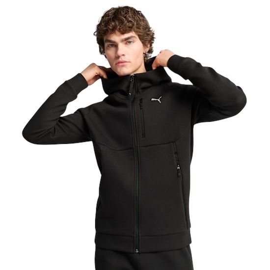 PUMATECH Full-Zip Hoddie Alpine Black - Scarpe - puma