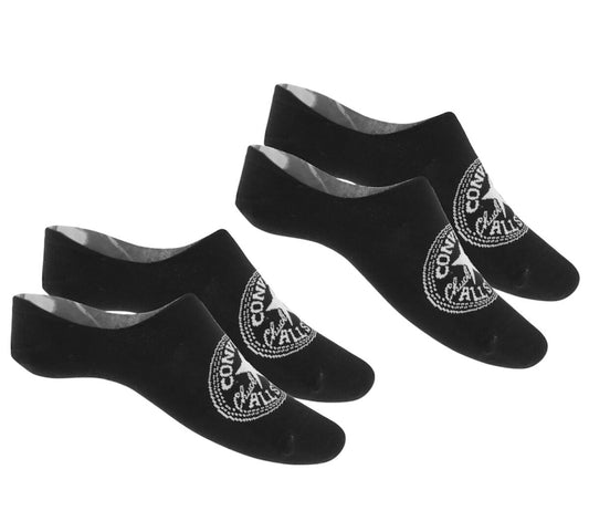 Fantasmini Converse 2Paia CONVERSE INVISIBLE Black - Calze - CONVERSE