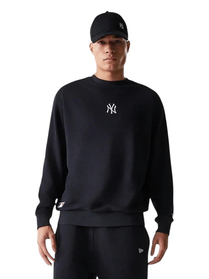 Felpa New era girocollo blu cotone garzato - Felpe - New Era