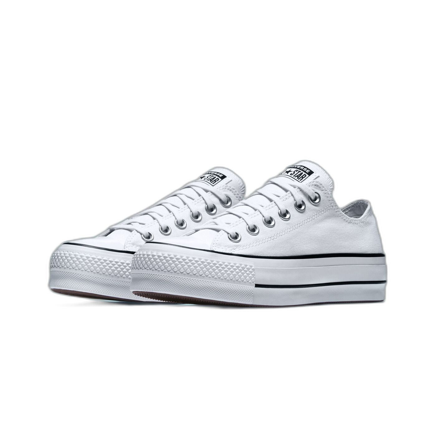 Converse Platform Bianche Basse Lift 560251