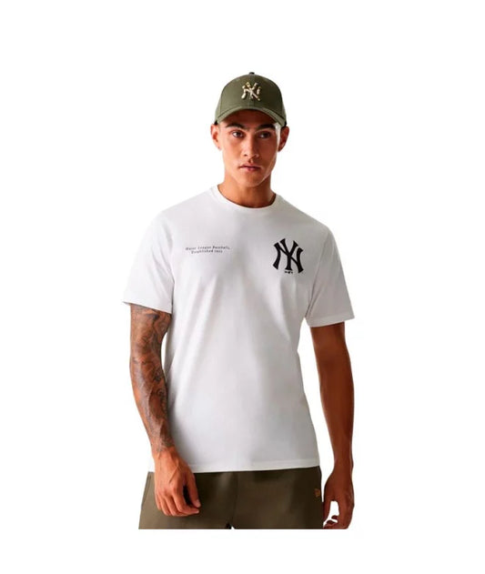 T shirt New era New York Yankees  White - T-Shirt e Polo - New Era