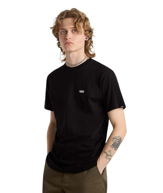 T shirt Vans left chest logo piccolo Black - T-Shirt e Polo - Vans