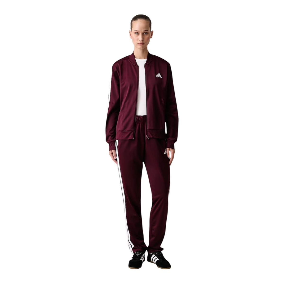 Tuta ADIDAS acetata Bordeaux Donna - tuta - adidas