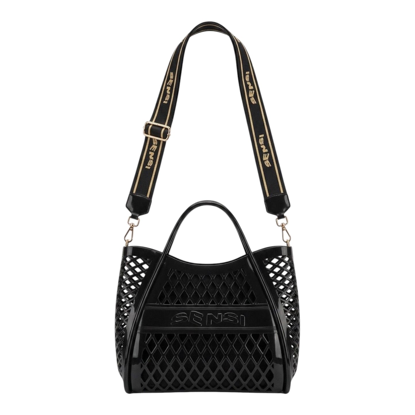 Borsa Sensi Flamingo Nero - Borse - Sensi