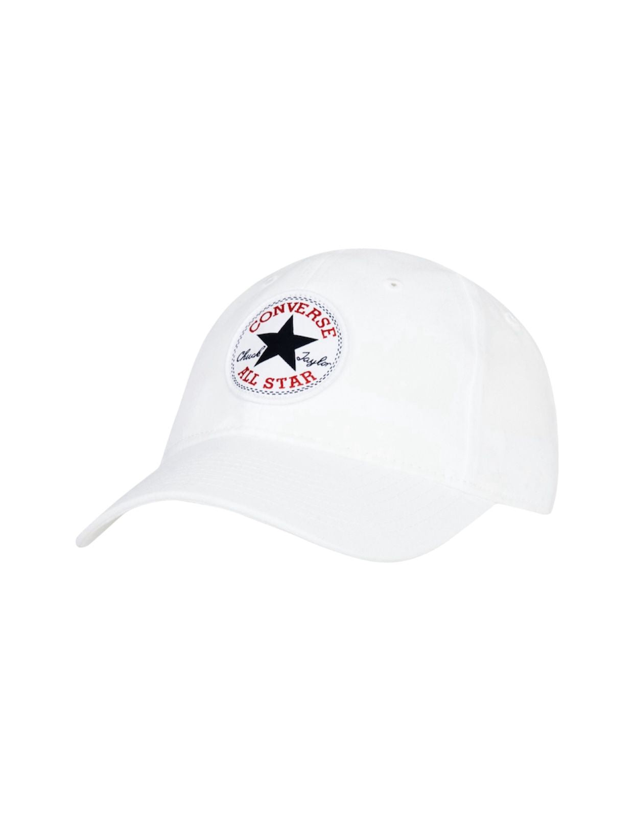 Cappello Converse ALL STAR PATCH BASEBALL HAT  White - Cappelli - CONVERSE