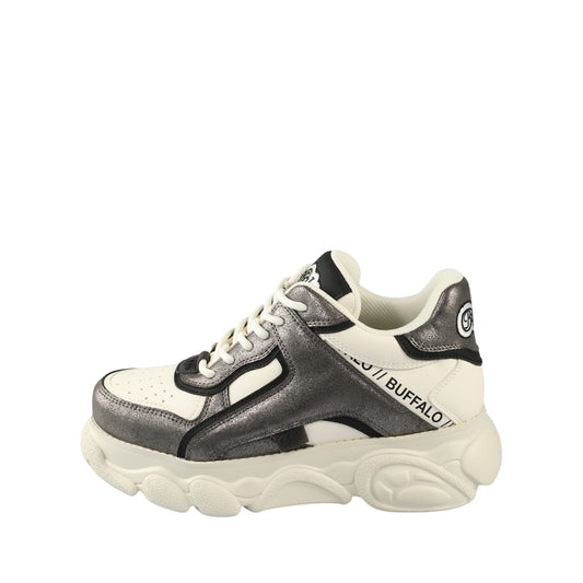 Buffalo CLD Corin-Vegan Black silver white black - Scarpe - Buffalo