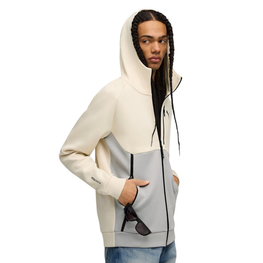 PUMATECH Full-Zip Hoddie Alpine Snow-Gray - Felpe - puma