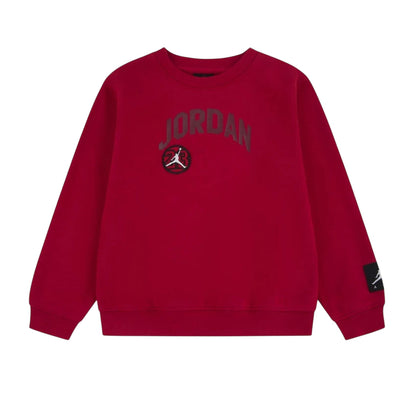 Felpa Jordan MJ DYNASTY FT CREW Red garzato - Felpe - Jordan