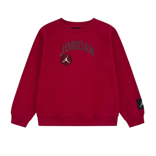 Felpa Jordan MJ DYNASTY FT CREW Red garzato - Felpe - Jordan