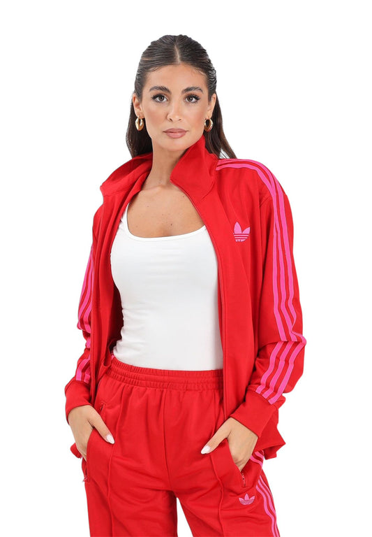 Tuta adidas adicolor Classic Firebird rosso e rosa - Tute - adidas