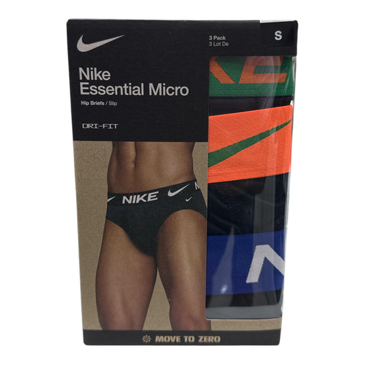 Slip Nike nero arancio verde blu microfibra - slip - Nike
