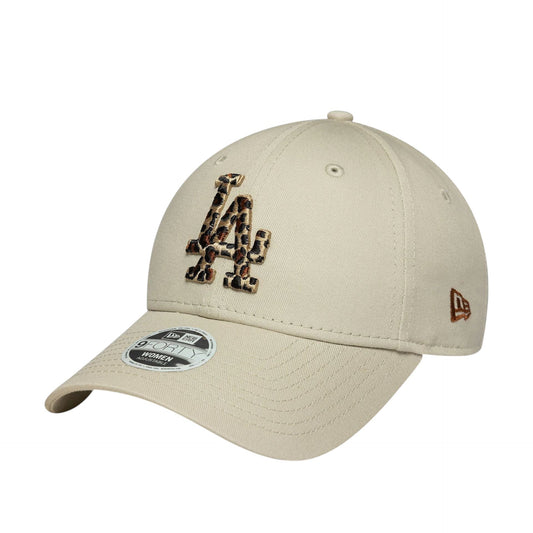 Cappello New Era Beige LA  LEOPARD INFILL 9FORTY - Cappelli - New Era