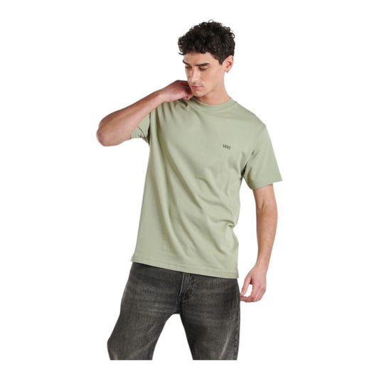 T shirt Vans left chest logo piccolo verde militare - T-Shirt e Polo - Vans