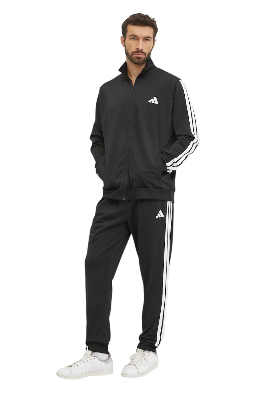 Tuta Adidas  nera con strisce 2025 - Tute - adidas