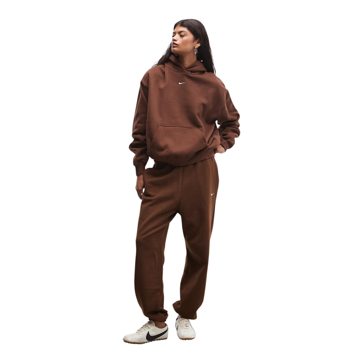 Tuta Nike Felpa Con Cappuccio Brown - felpa - Nike