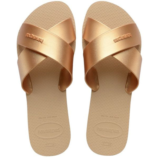 Havaianas Aqua metal golden - pantofole - Havaianas