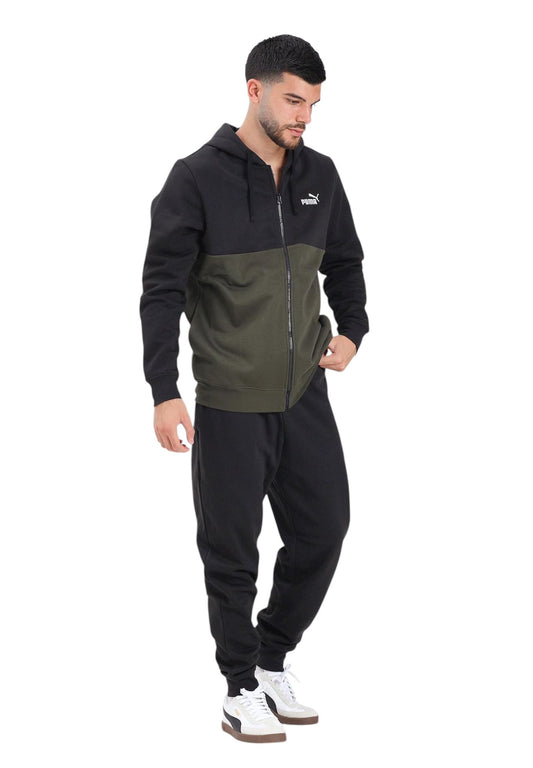 Tuta Puma ESS Sweat Suit FL Black Olive -  - puma