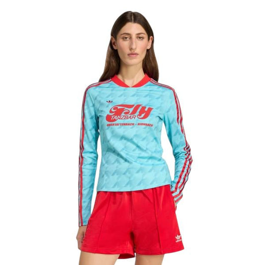 Adidas Footie jersey Celeste Rossa manica lunga - T-Shirt e Polo - adidas