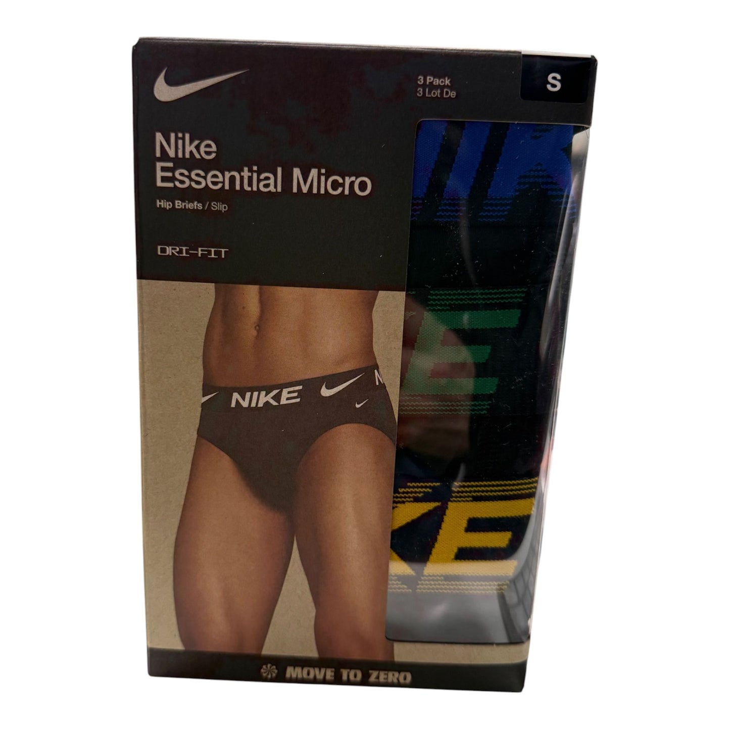 Slip Nike HIP BRIEF 3PK Nero verde - slip - Nike