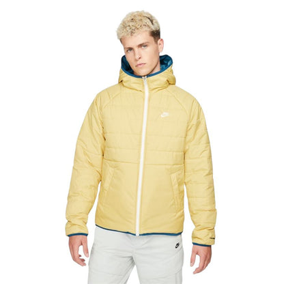 Giubbotto Nike Celeste Giallo Reversibile - Giacche - Nike